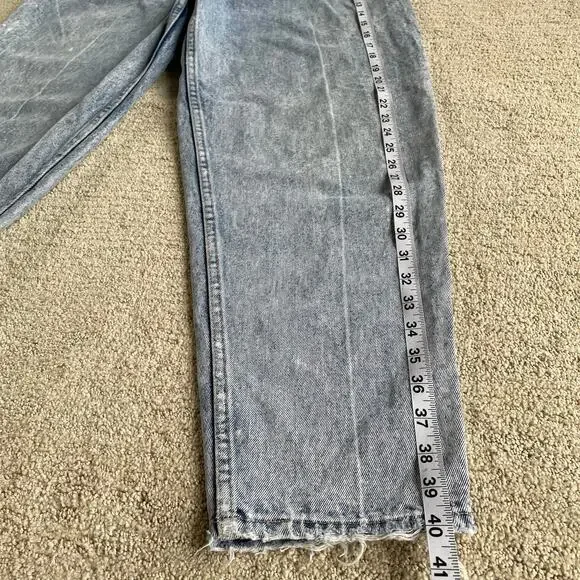 🔥VTG Palmetto’s Acid Wash Tapered Leg High Waist Crease Mom’s Jeans Waist 28” - Picture 15 of 16